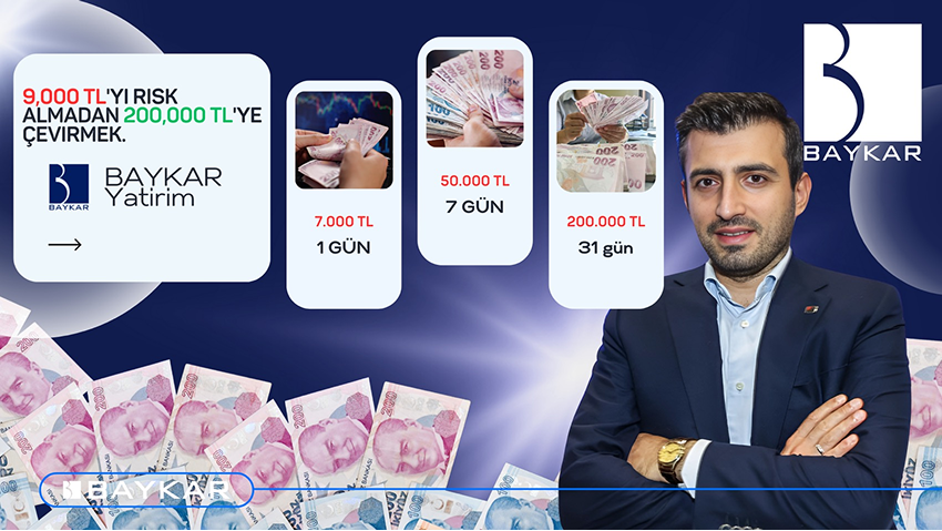 Baykar Yatırım Kazanç – 9.000 TL'den 200.000 TL'ye